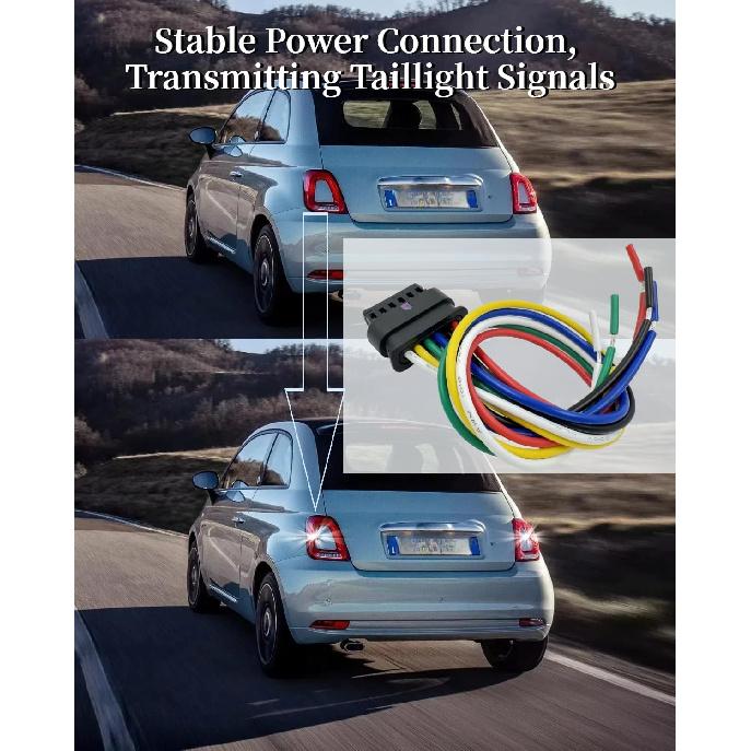 68285080AA Rückleuchten Stecker Kabelbaum Stecker | Passend für Fiat 500X, 2016-2022, Rückleuchten Kabelbaum