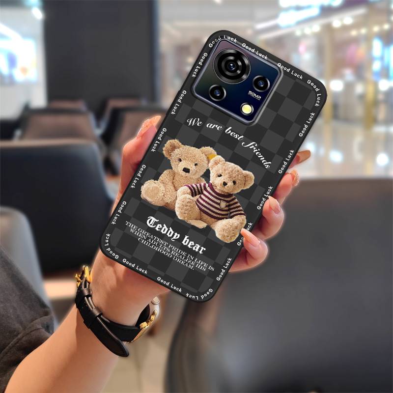 Vanntett Motedesign Telefondeksel For ZTE Blade V50 Vita Beskyttende Smussavvisende Bakside Tegneserie Mykt deksel TPU