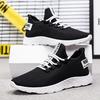 Men's Lightweight Breathable Casual Sports Shoes Summer New Lace Up Outdoor Anti Slip Soft Sole Mesh Running Shoes Male Sneakers
