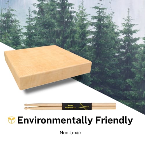 Donner Drumsticks, Set of 3, 5A Maple Wood, for Drum Pads, Snare Drums, Percussion, Practice, Beginners, with Bag, Christmas, Birthday Gift