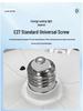 LED Fan Light E27 Base: Silent, Multi-Functional 5-Head Drone Model for Living Room & Bedroom