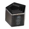 Walfront Leather Punch, 4 Pcs Pentagon Alloy Steel One Hole Hollow Cutter Punch Tool with Storage Box for Cutting Leather Cardboard Clay