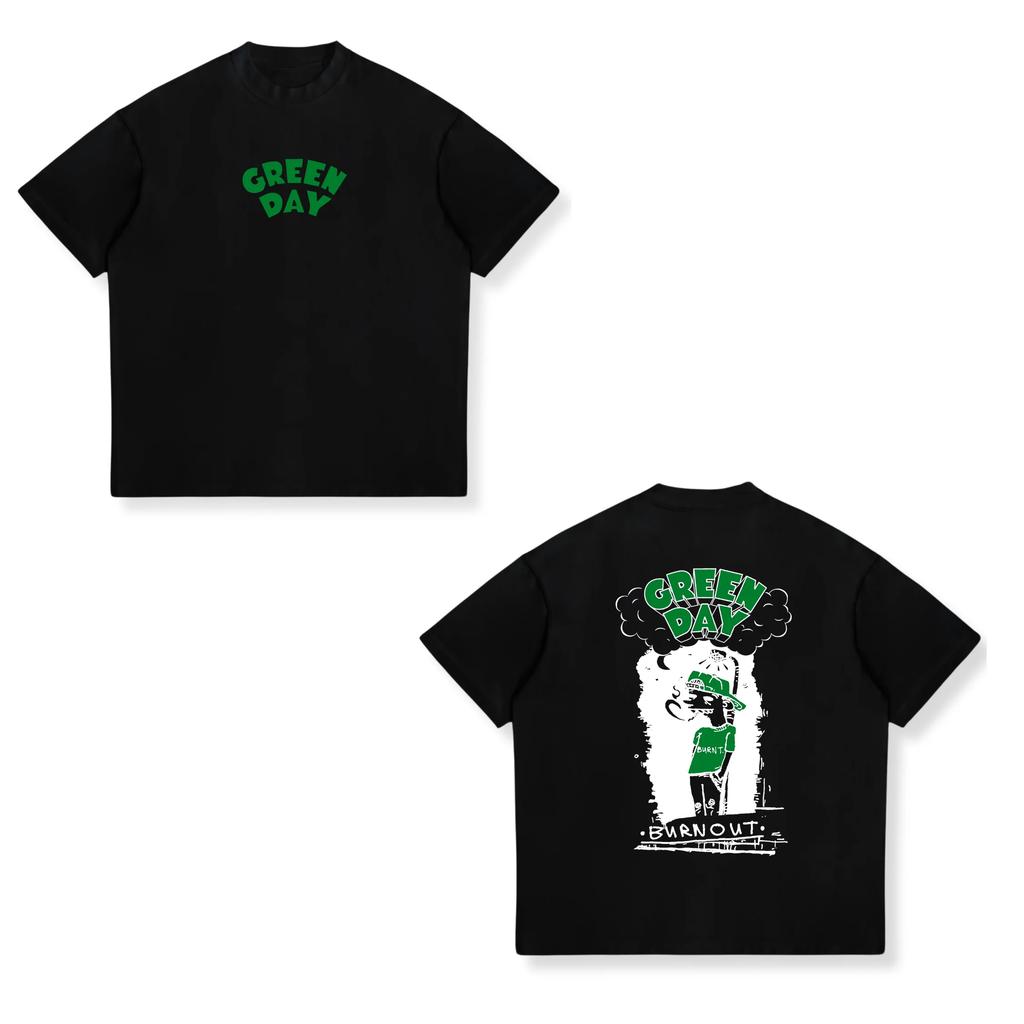 Punk Rock Band Green Day Dookie Graphic T Shirts Unisex Women Gothic Vintage Short Sleeve Tshirt Fashion Casual Oversized Tshirts