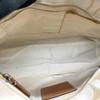 Used COACHHandbag white/Brown Canvas/leather Women