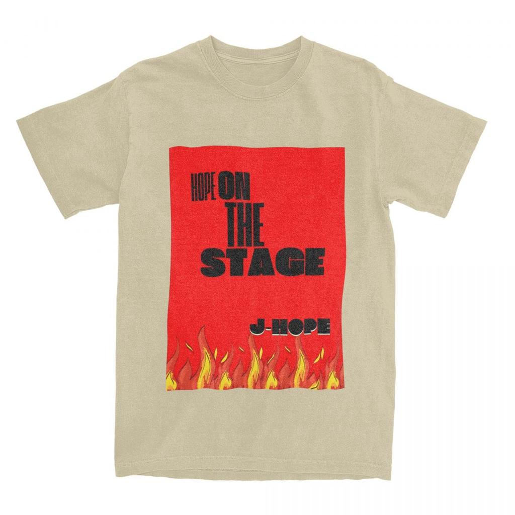 Kpop  J-Hope Hope On The Stage Tour 2025 T-Shirt Novelty T-Shirts Short Sleeve Vintage Tshirt Summer Cotton 4XL 5XL 6XL Clothes