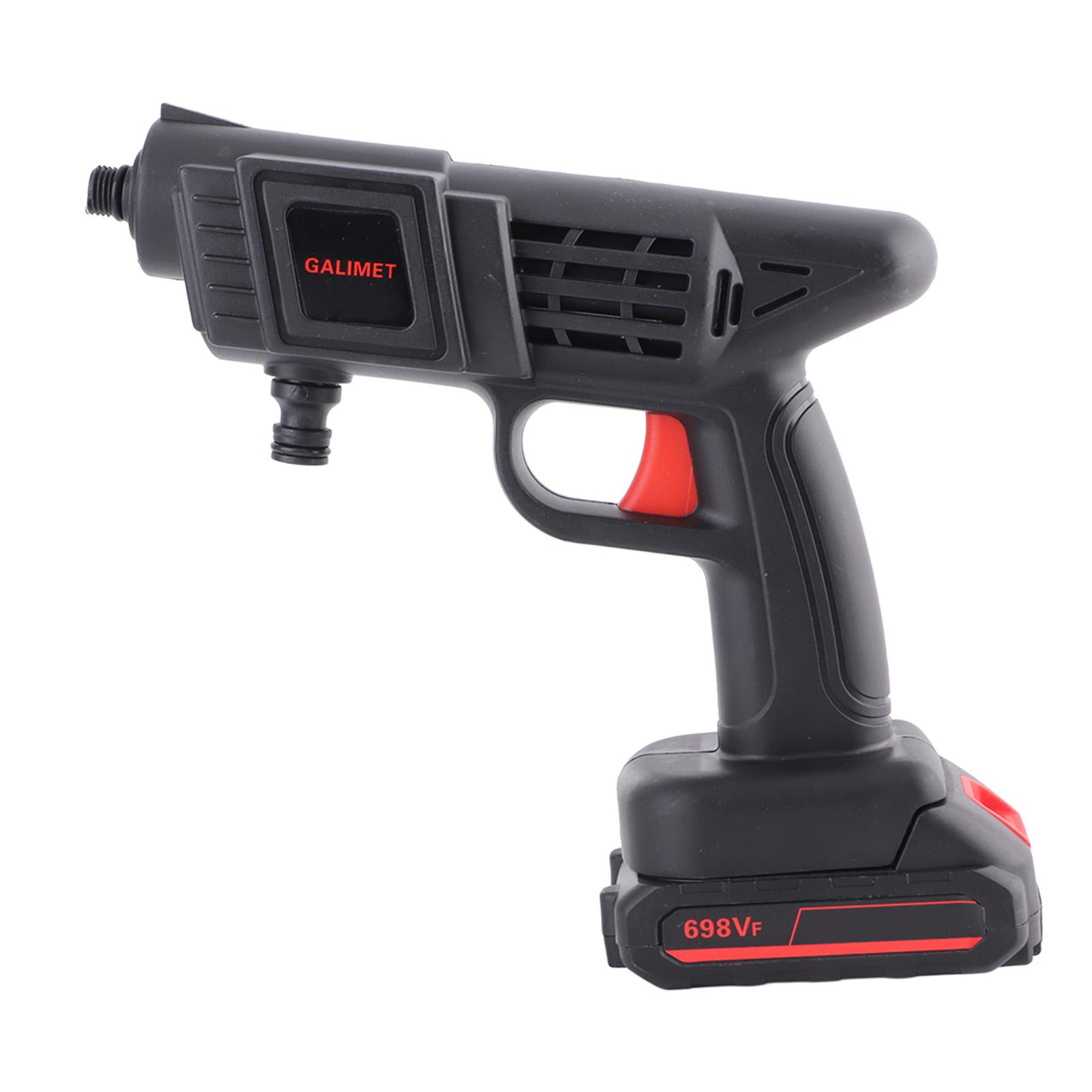 

Cordless Pressure Washer 4.55.5bar 35m Range 460W Portable Battery Operated High Pressure Car