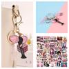 Stylish Blackpink Sticker Keychain 54 Pvc Stickers Various Sizes Included