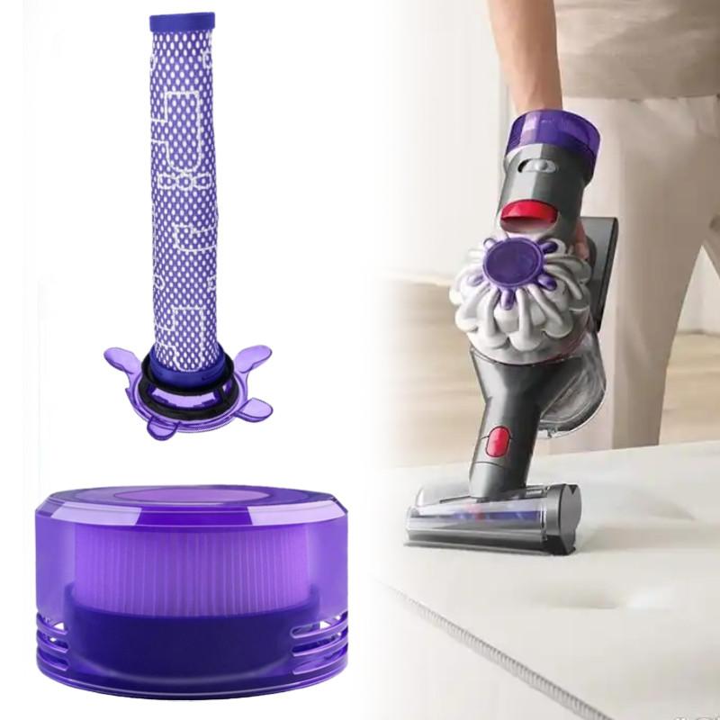 For Dyson V8 Focus Mattress Pre And Post Filter Replacement Kit For Home Cleaning