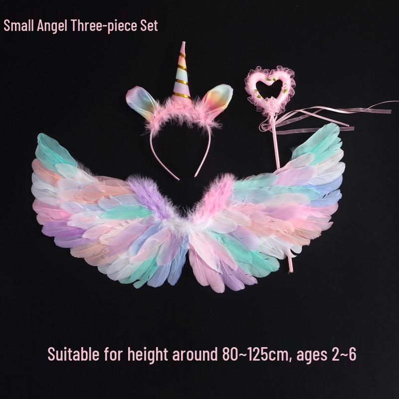 Angel Feather Wings Cosplay Props for Children & Adults - Ideal for Halloween & Parties