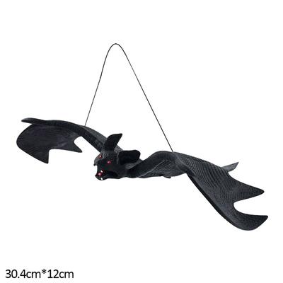 Bats Halloween Party Haunted House Decoration Lifelike Fake Bat Haunted House Horror Props Halloween Hanging Decoration