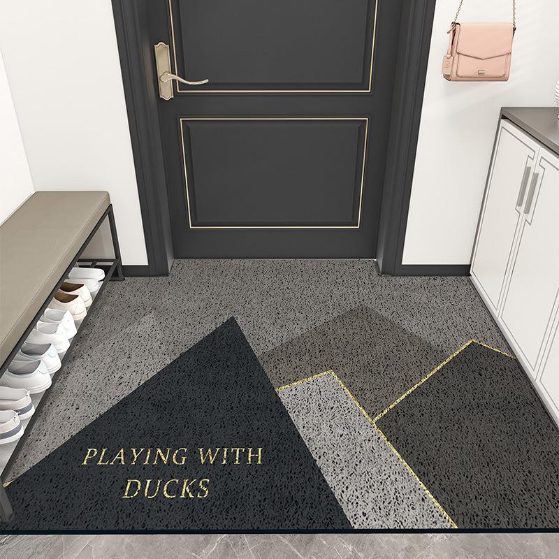 Entrance Door Mat Floor Mat Household Foyer Entrance Mat Wear-resistant and Anti Slip Foot Mat