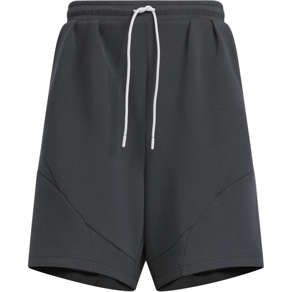 Adidas Future Style Knit Drawstring Loose Sports Five-Point Casual Shorts Men Shorts Carbon-Black JL9993