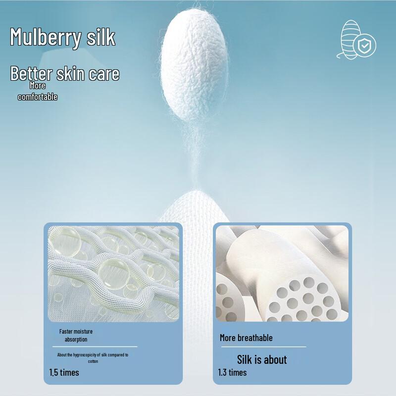 Langsha Men's 10A Antibacterial Ice Silk Boxer Briefs