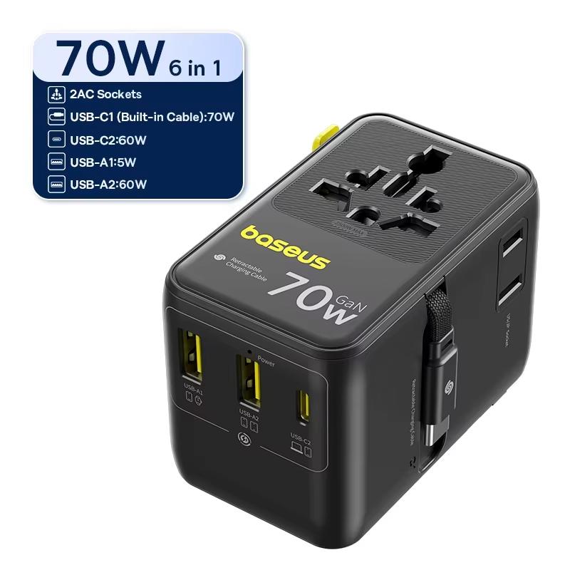 Baseus 70W GaN Charger Universal Travel