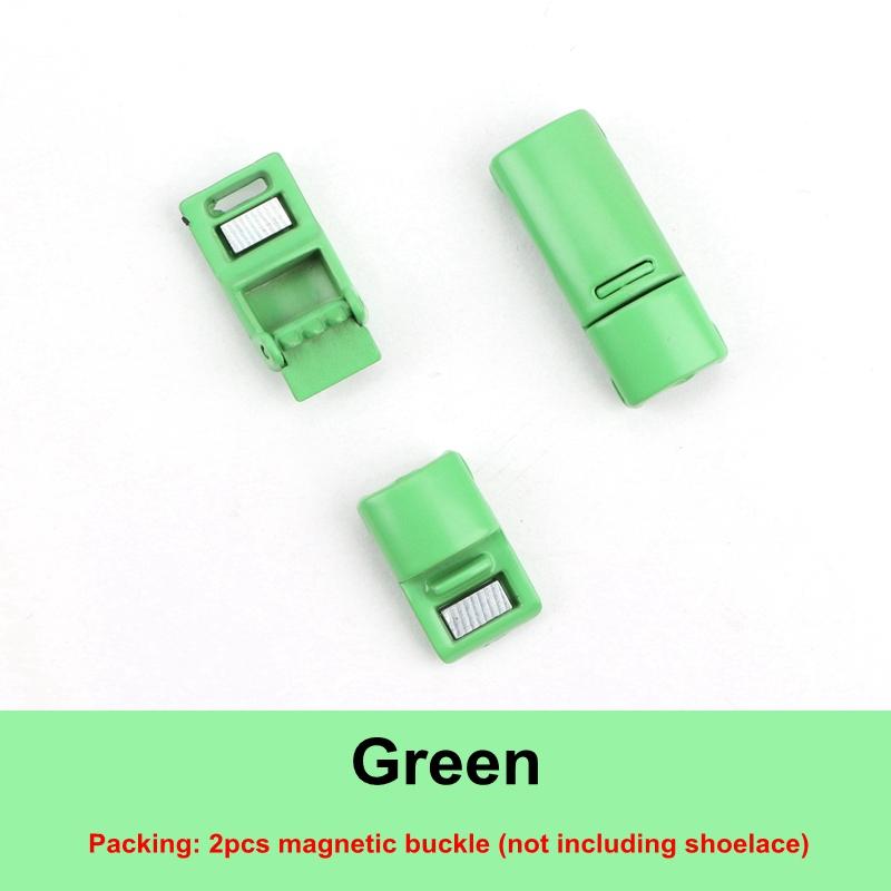 Matte Metal Shoelace Magnetic buckle Shoelaces magnetic Lock 28colors Shoes Accessories Sneaker Kits Metal Laces Buckle