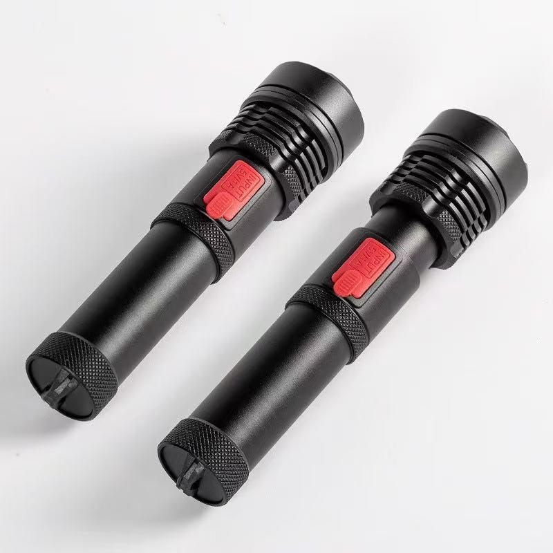 USB Rechargeable Multi-Function LED Flashlight: Super Bright, Long-Range, Portable, Durable