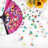Rainbow Star Metallic Foil Confetti 8000 Pcs Shiny Star Table Confetti for Fill Balloon Wedding Graduation Party Decorations,60g of pack