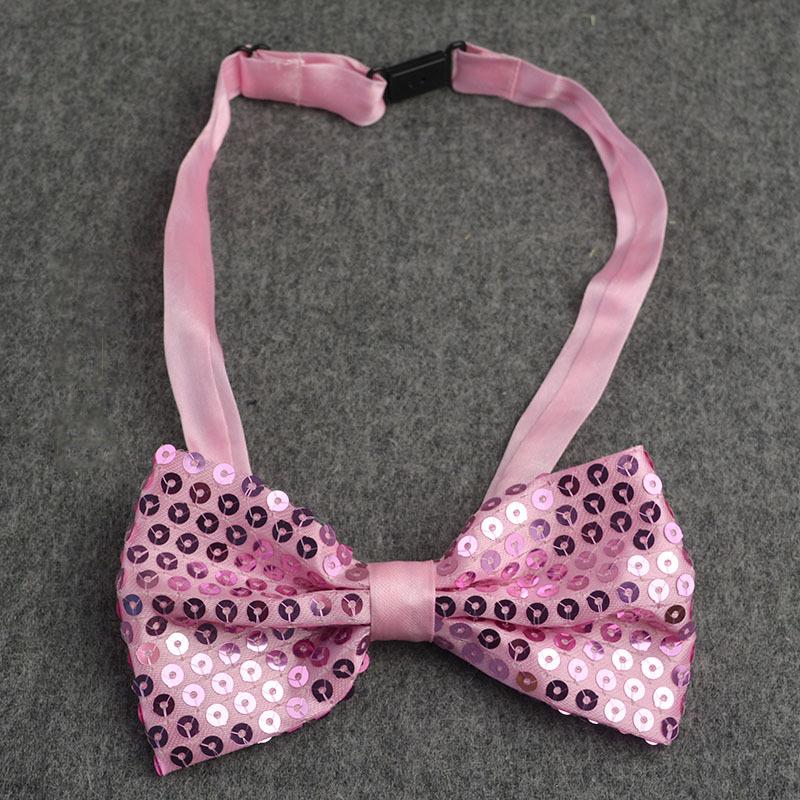 Sequins Bowtie Stage Performance Bow Tie For Men Woman Fashion Butterfly Shining Sequin Necktie Boys Girls Christmas Party Gifts