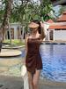 2026 Women's Two-Piece Swimsuit Set - Tummy Concealing, Slimming Beach & Hot Spring Bikini