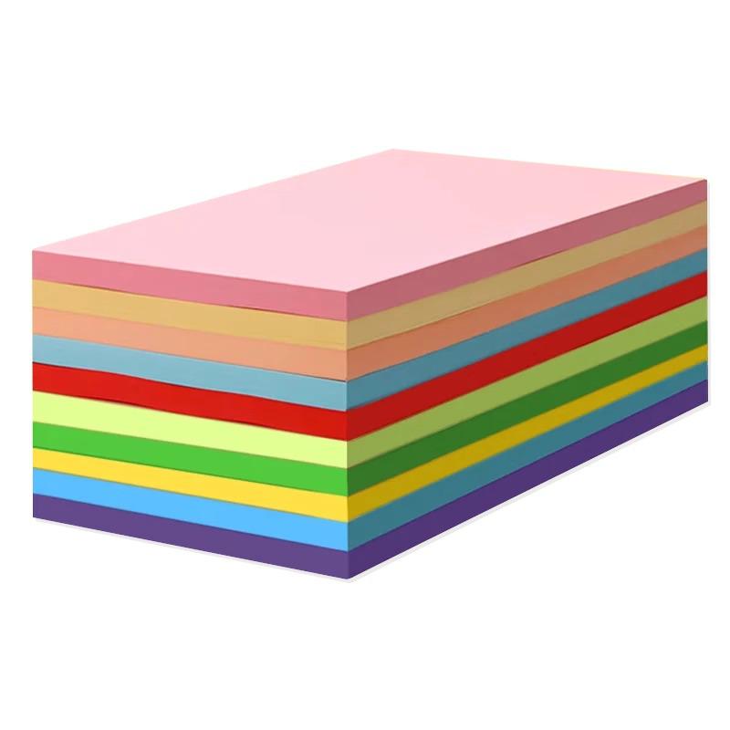 10-Color A4 Origami & Printing Paper, 70g, for Craft & Office Use