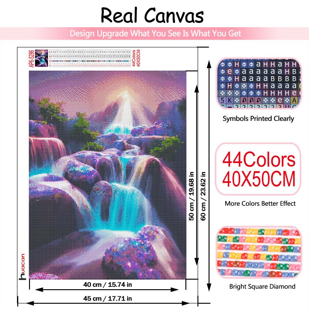 Diamond Painting New Collection Fantasy Waterfall Full Square/round Embroidery Mosaic Colorful Tree Landscape Home Decor