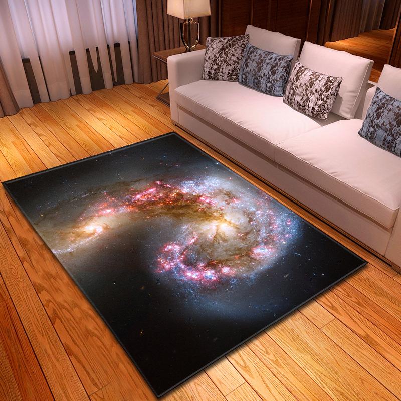 Simple Starry Sky Living Room Carpet Bedroom Dining Room Floor Mat Pattern Size