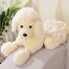 Perro Caniche de Peluche Suave Muñeco Relleno Almohada para Niños Regalo de Cumpleaños Decoración del Hogar Regalos para Fiestas