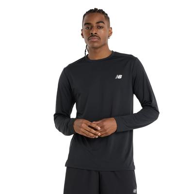 New Balance MT51802 Sport Langarm BK T-Shirt (MT51802) Herren (Schwarz)
