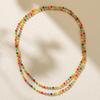 2023 Stylish Colorful Geometric Bead Necklace For Women Fashion Forward Accessory For Birthdays And Celebrations