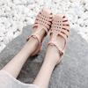 Baotou Sandals Hollow Non-slip Beach Shoes Retro Crystal Jelly Shoes Women's Casual Shoes Batch