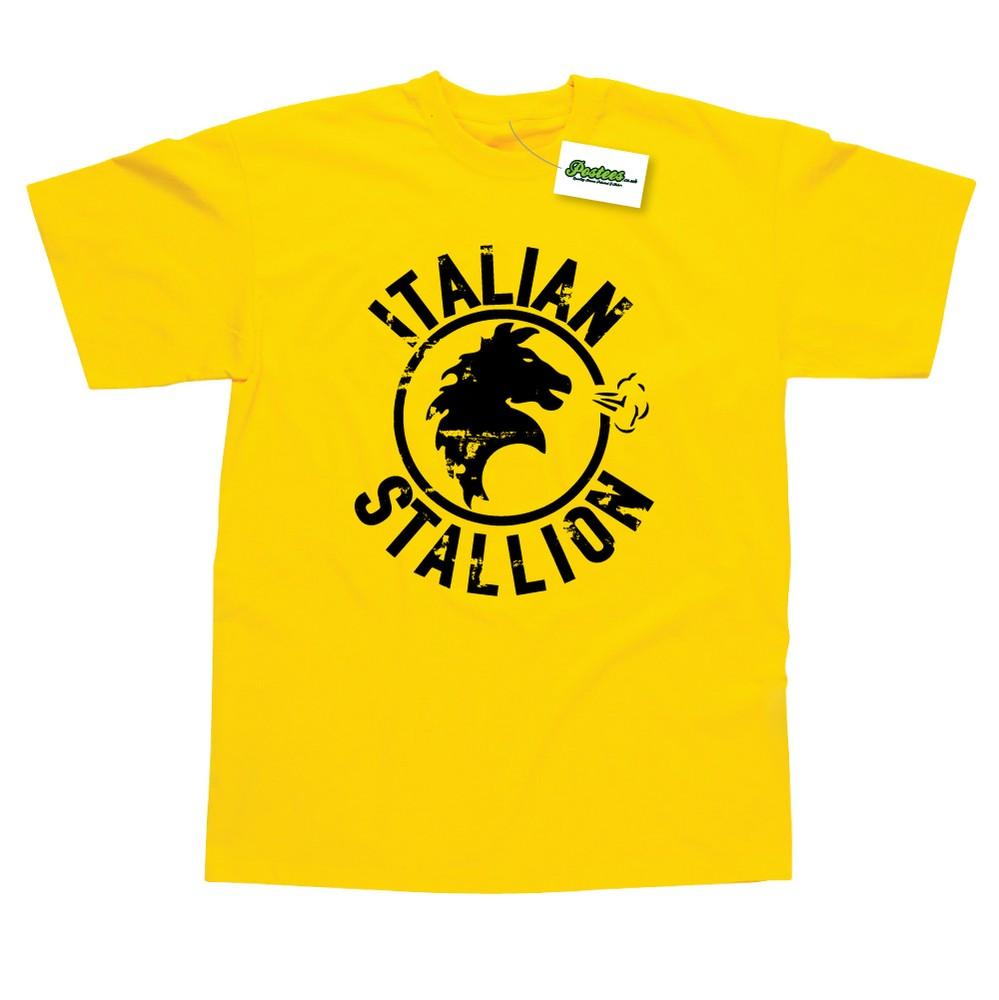 Italian Stallion Inspired By Rocky Balboa Printed TShirt 2 Colours M