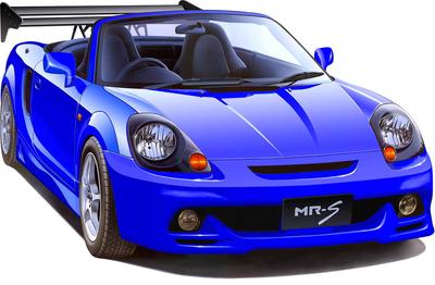 Seria Inch Up 334 Toyota z modelem plastikowym 1/24 nr. PANI (Tylne skrzydło)