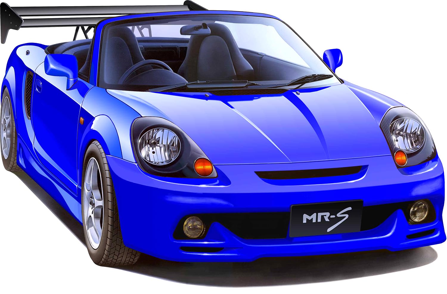 

Серия Inch Up 334 Toyota с пластиковой моделью 1/24 №. МИССИС (Крыло GT) белый