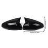 2G0857538 2G0857537A 2G0857538A Door Wing Cover Caps Car Rearview Side Cover Wing Caps for MK6 2018-2021