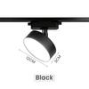 18W/24W Modern LED Track Lamp Macaron COB Aluminum Ceiling Rail Spotlight Living Room Home Fill Track Lighting Fixture AC220V