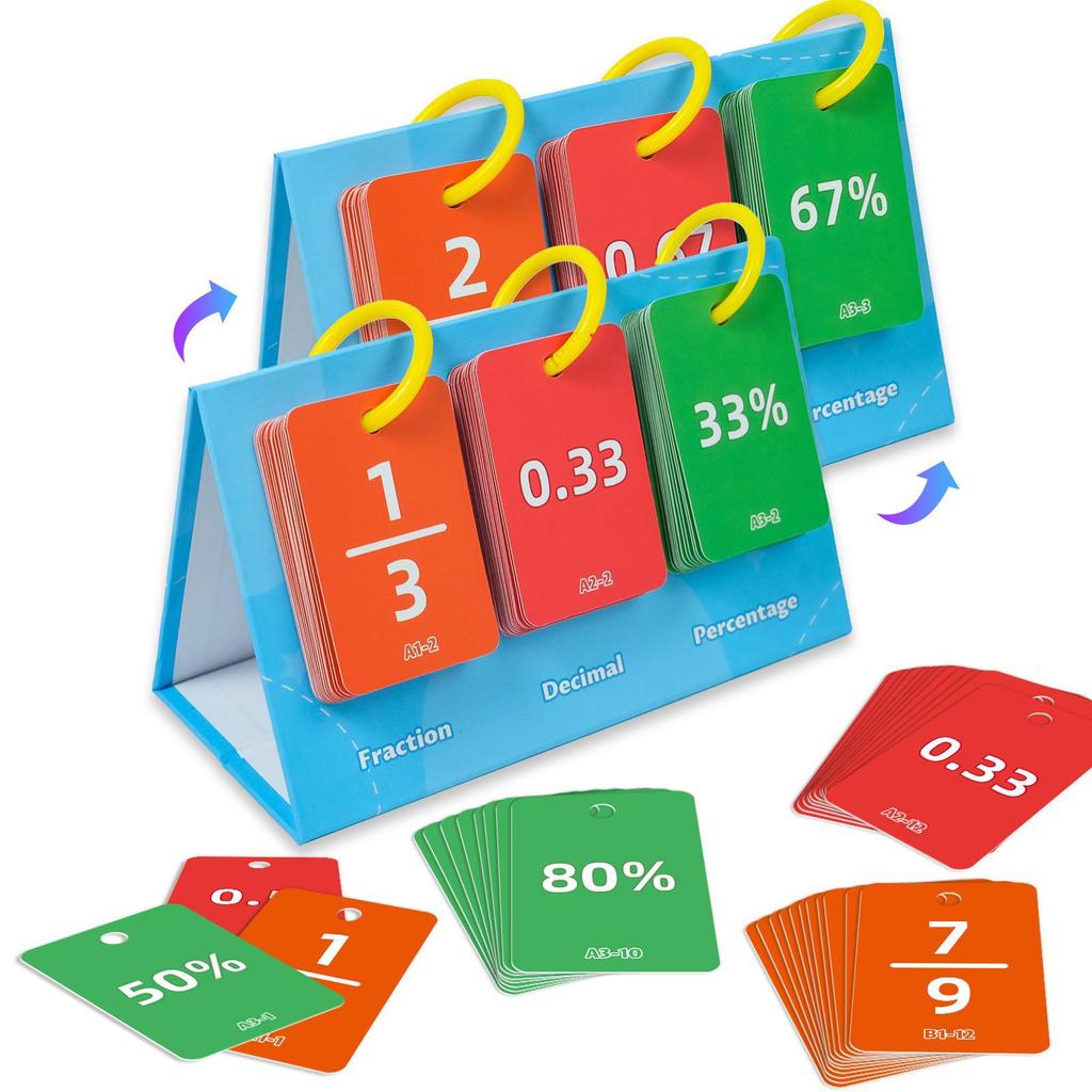 3D English Flashcards for Parent-Child Interaction - Educational Desktop Cards with Pictures and Text for Color Learning.