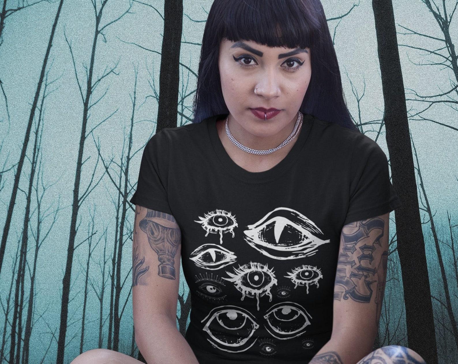 Alt Clothing, Pastel Goth Shirt, Emo Clothing, Pastel Goth Clothing, Mall Goth, Egirl Clothing, Plus Size Goth, Academia Clothing,Y2K Grunge 4XL