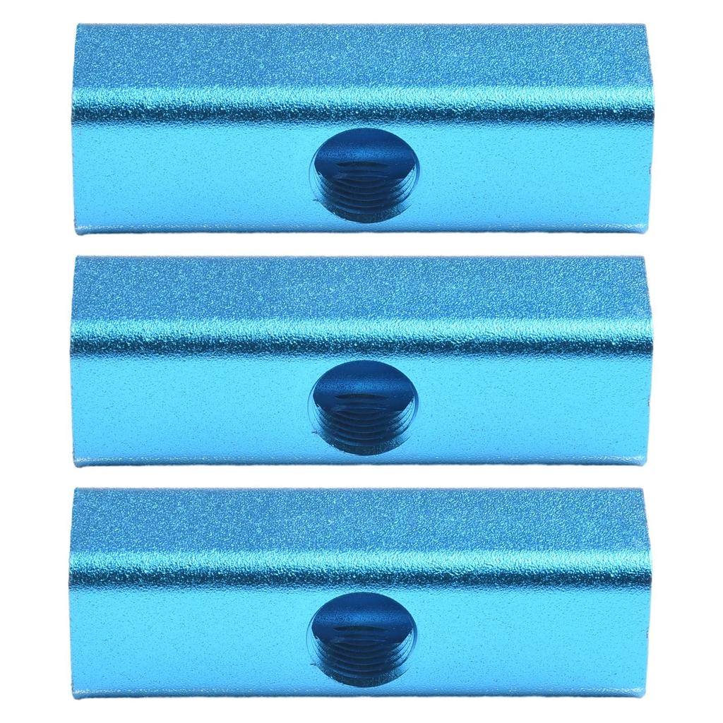 1/4in 2Way 5 Port Air Compressor Hose Inline Manifold Block Splitter Fitting 3pcs