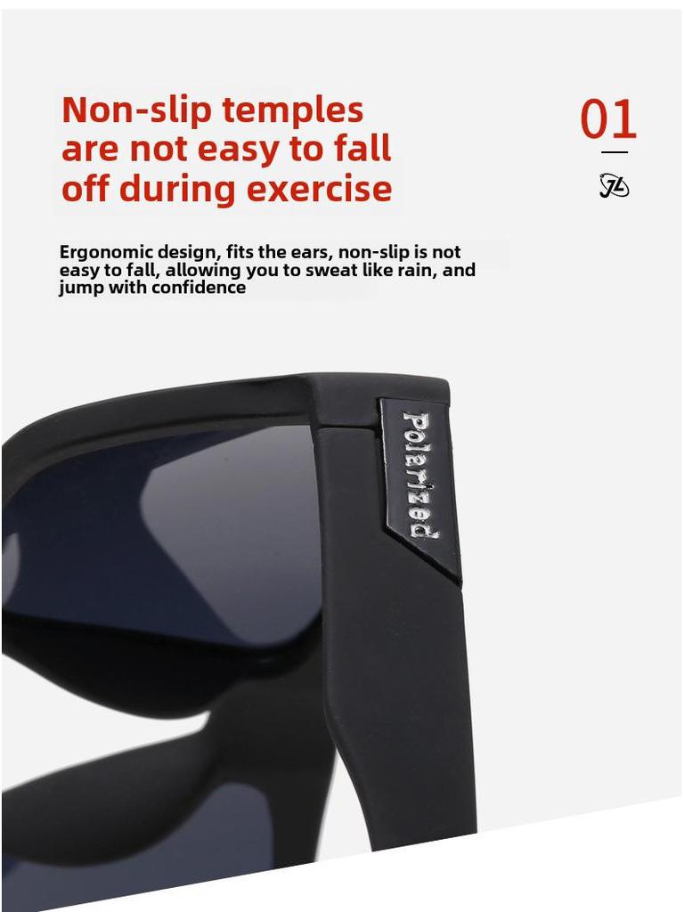 2023 Polarisierte Sportsonnenbrille D918 - Europäische & Amerikanische Retro-Mode für Herren-Radsport