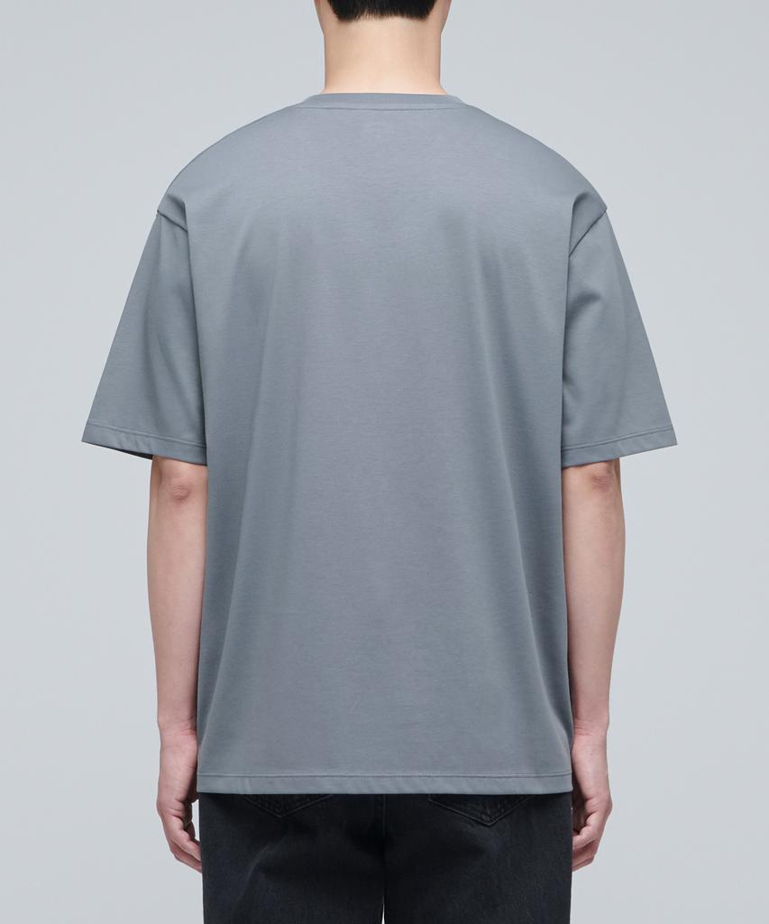 MUSINSA STANDARD Supima Relaxed Crew Neck T-Shirt [Gray]