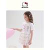Hellokitty Girls Summer Suit 2025 New Short-Sleeved Girl Skirt Kidsren's Summer Suit Two-Piece Trendy Set