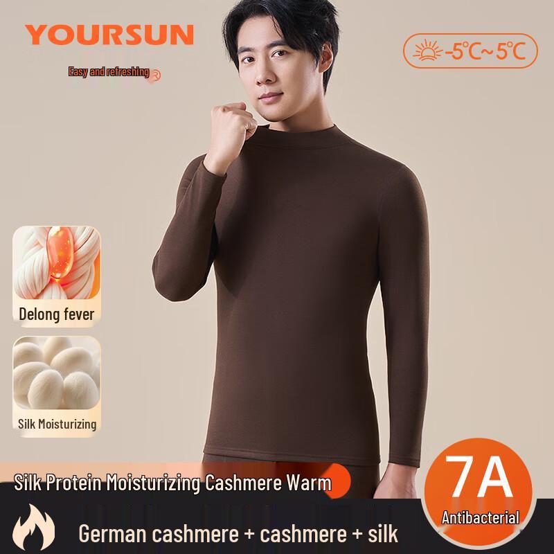 

Мужской термотоп из кашемира с шелком L