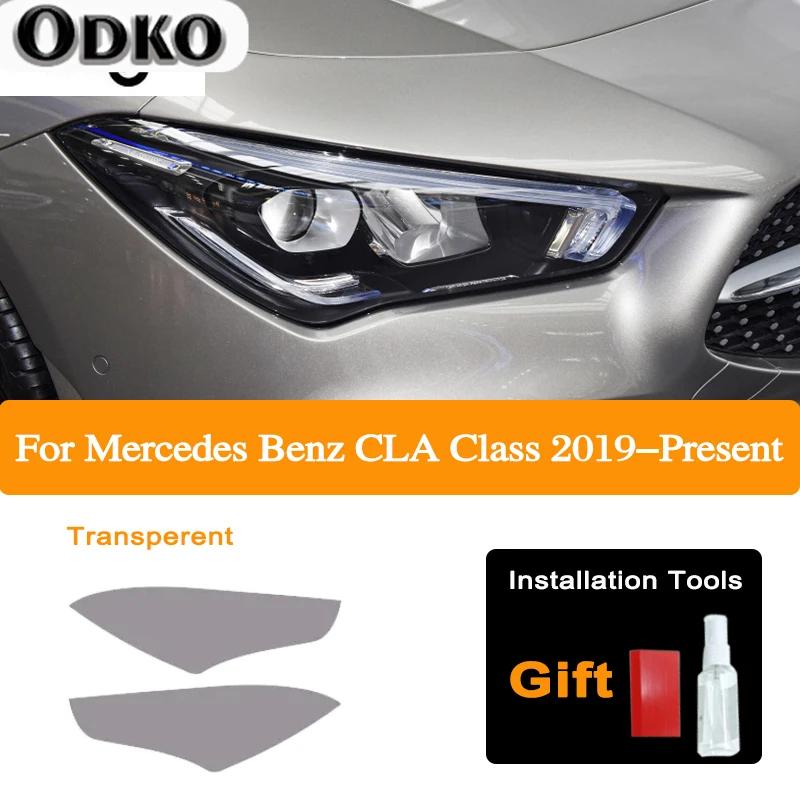 Autoscheinwerfer Tönung Schwarz Schutzfolie Rückleuchte TPU Aufkleber Für Mercedes Benz CLA Klasse C117 X117 W117 C118 X118 AMG CLA45 35