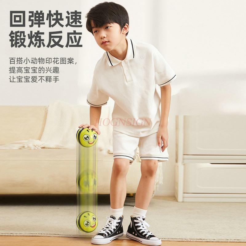 Release And Decompress Pu High Elastic Ball Without Inflation Small Children'S Cartoon Small Basketball Soccer Ball