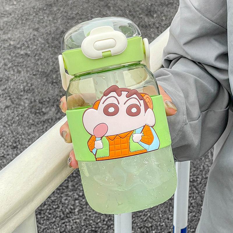 Water Cup, Special Plastic Straw Cup for Students To Go To School, Anti-drop Large-capacity Kettle for Children In Summer