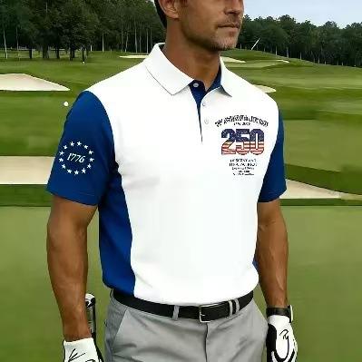 2026 Independent Station Summer Men's Casual Lapel POLO Shirt 3D Digital Printing Men's Outdoor POLO Shirt