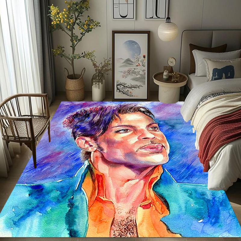 Prince's Iconic Guitar Artistry carpet Living room and bedroom mats floor mats Art Bathroom mat Room