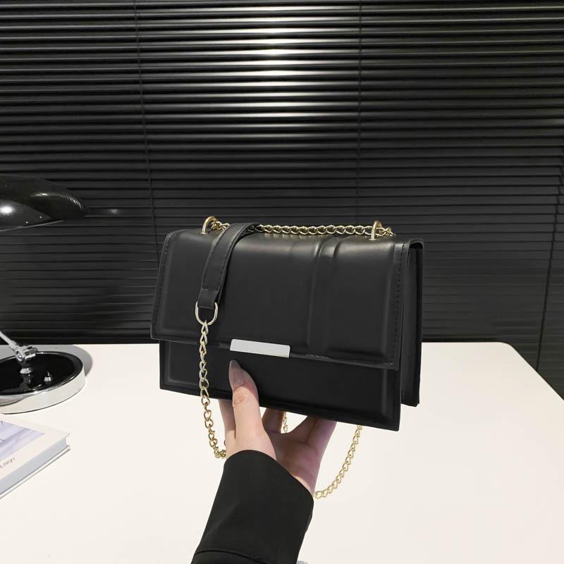 

Красивая повседневная однотонная сумка через плечо, новый стиль, повседневная сумка на новый модный простой кроссбоди, маленькая квадратная сумка