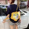 Transparente Stern-Ita-Tasche - Rucksack im koreanischen Stil mit großem Fassungsvermögen für Damen und Studenten