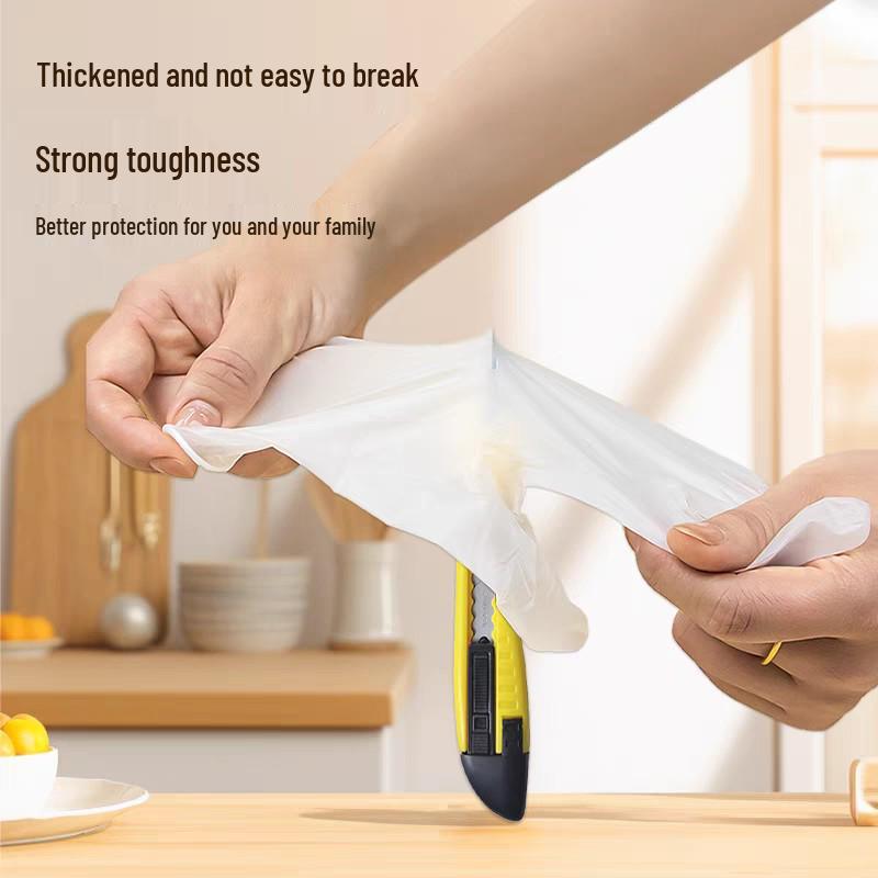 Disposable PVC Gloves for Kitchen, Beauty Salon, and Shiatsu Massage